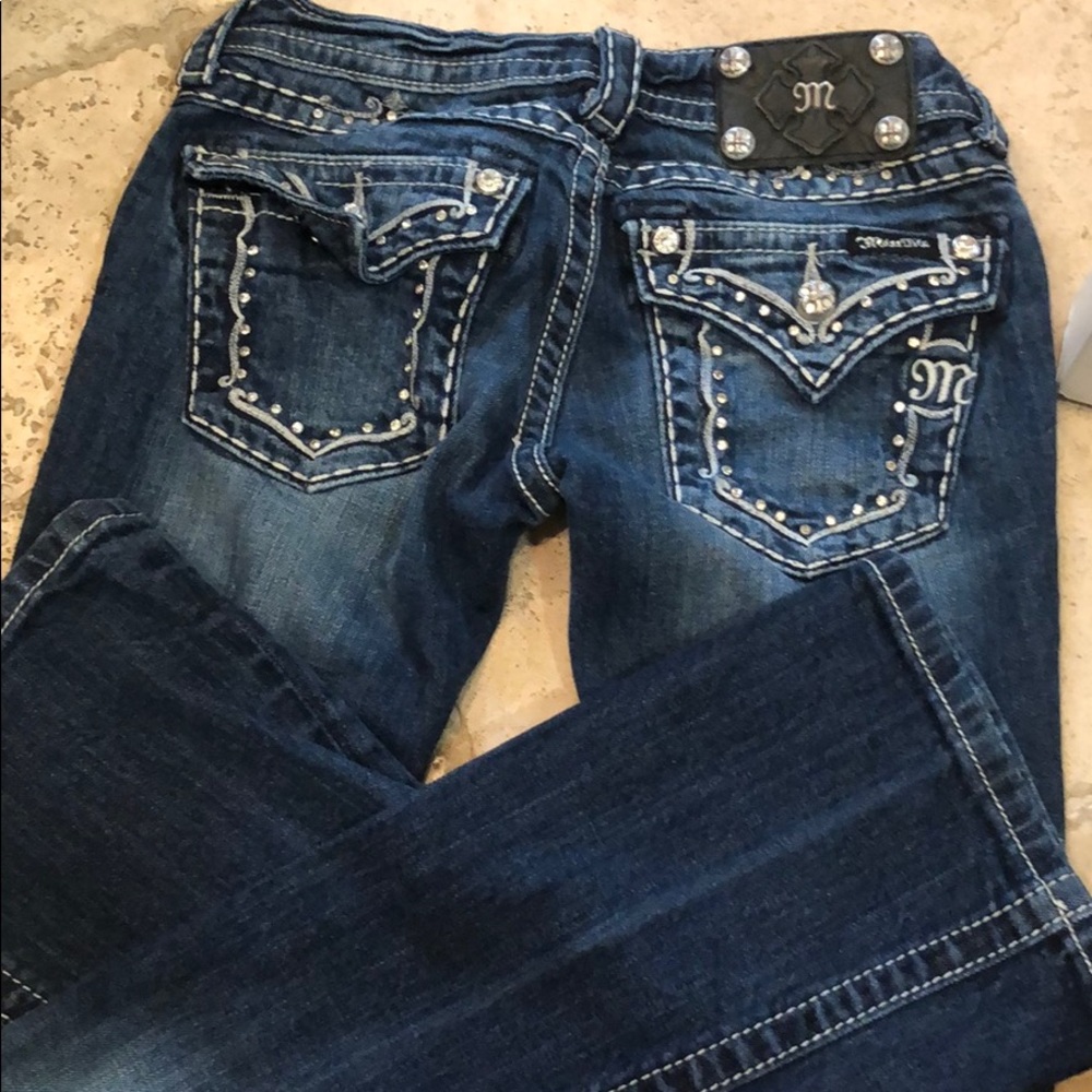 Miss me jeans size 25. Boot cut